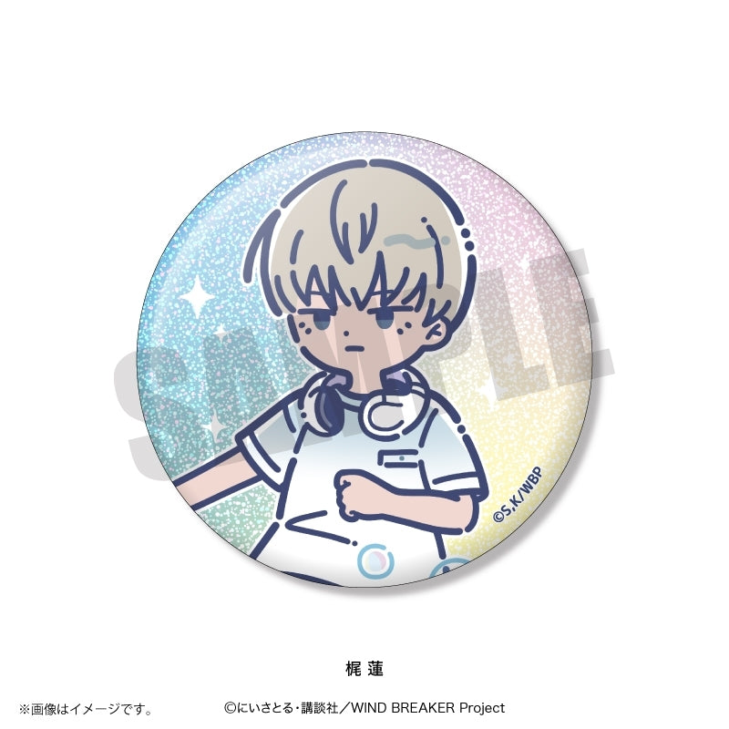 (1BOX=10)(Goods - Badge) TV Anime WIND BREAKER Retro Pop Vol. 4 Kirakira Button Badge (10 Types Total)(Blind Box -Single)