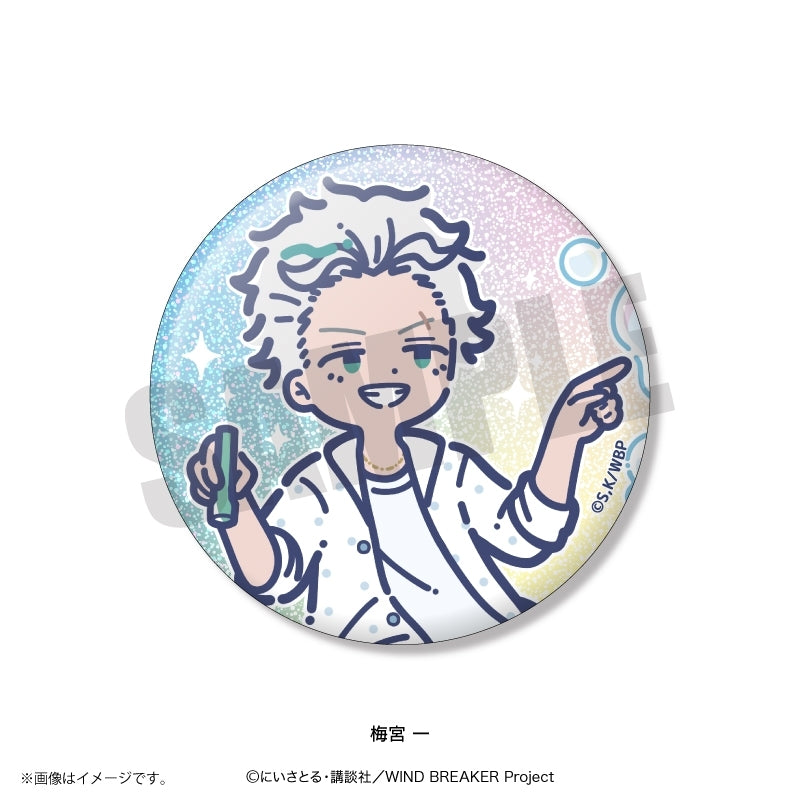 (1BOX=10)(Goods - Badge) TV Anime WIND BREAKER Retro Pop Vol. 4 Kirakira Button Badge (10 Types Total)(Blind Box -Single)