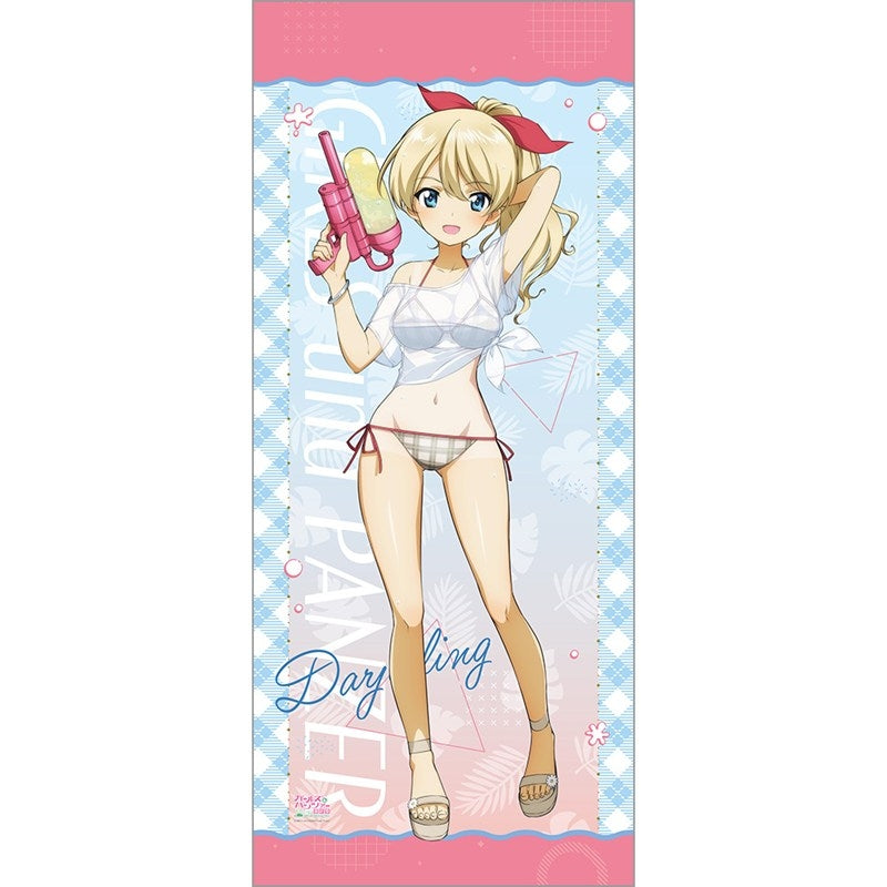 (Goods - Tapestry) Girls und Panzer das Finale Exclusive Art Big Tapestry (Darjeeling/Water Gun Sun Tan Ver.)