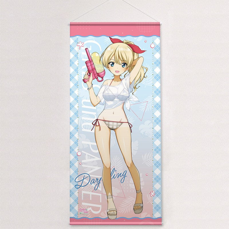 (Goods - Tapestry) Girls und Panzer das Finale Exclusive Art Big Tapestry (Darjeeling/Water Gun Sun Tan Ver.)