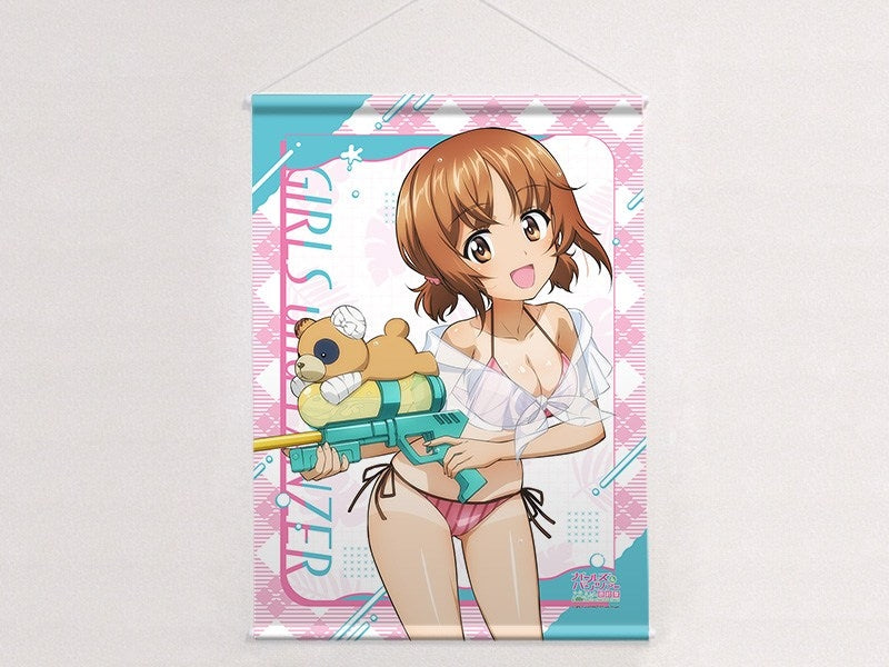 (Goods - Tapestry) Girls und Panzer das Finale Exclusive Art B2 Tapestry (Miho Nishizumi/Water Gun Sun Tan Ver.)