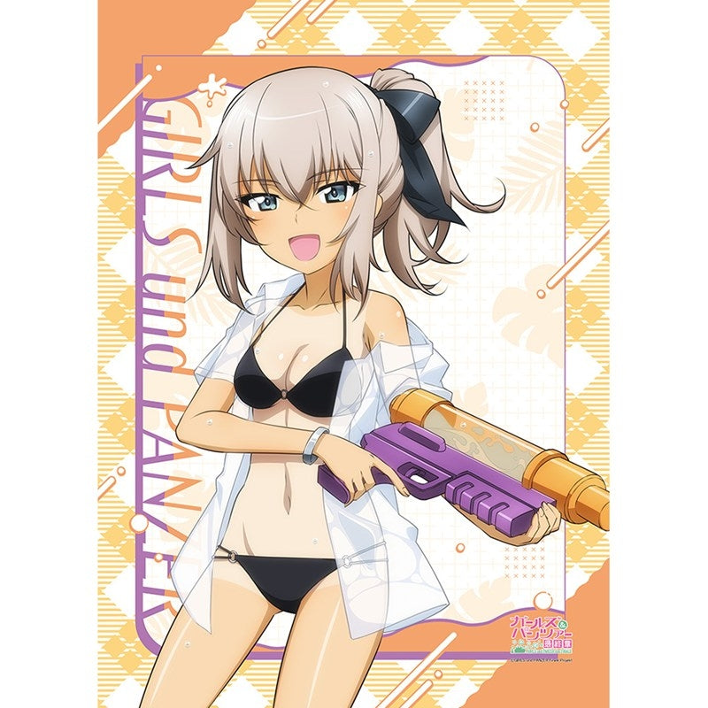 (Goods - Tapestry) Girls und Panzer das Finale Exclusive Art B2 Tapestry (Erika Itsumi/Water Gun Sun Tan Ver.)