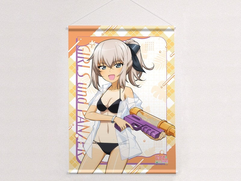 (Goods - Tapestry) Girls und Panzer das Finale Exclusive Art B2 Tapestry (Erika Itsumi/Water Gun Sun Tan Ver.)