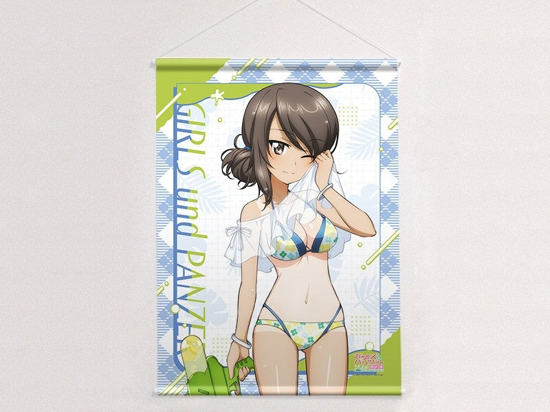 (Goods - Tapestry) Girls und Panzer das Finale Exclusive Art B2 Tapestry (Mika/Water Gun Sun Tan Ver.)