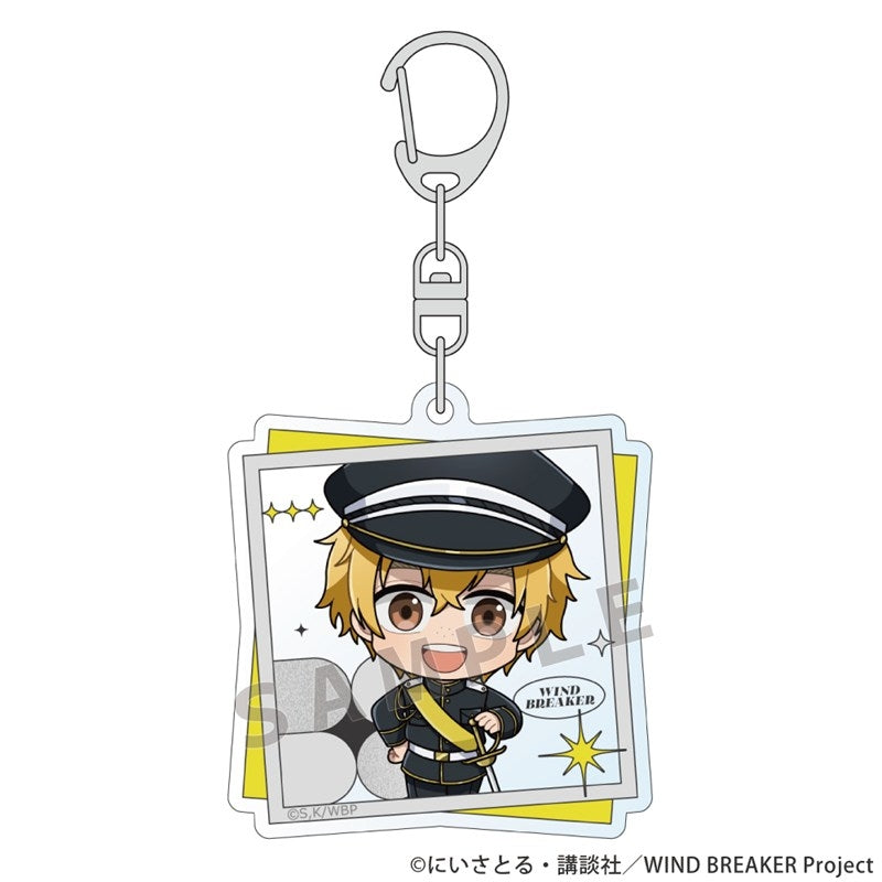 (Goods - Keychain) WIND BREAKER Acrylic Keychain (Akihiko Nirei/Camo Co-ord)