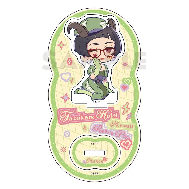 (Goods - Stand Pop) Tasokare Hotel TV Anime Acrylic Stand (Menow/Retro Pop)