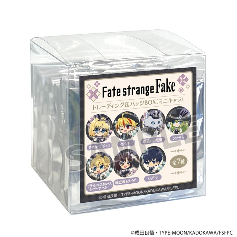 (Goods - Badge) Fate/strange Fake Trading Button Badge (Chibi)(Blind Box -Single)