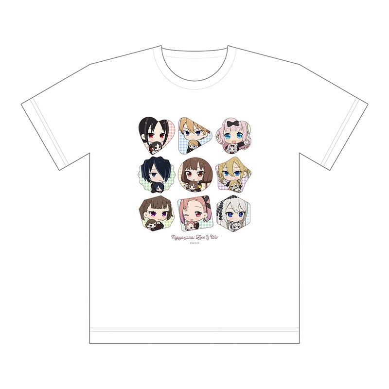 (Goods - Shirt) KAGUYA-SAMA: LOVE IS WAR T-shirt (Tiny Friends) XL Size