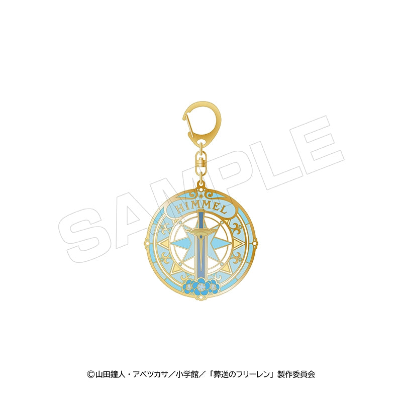 (Goods - Keychain) Frieren: Beyond Journey's End Stained Glass Style Metal Keychain (Himmel)