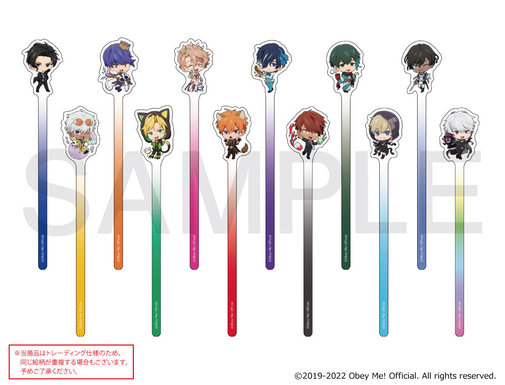 Obey Me!] mixx garden Card Puchi Colle Chibi Photo Props - Blind