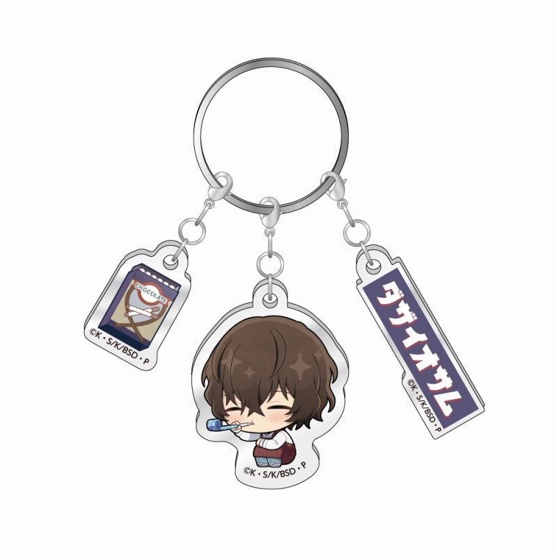 高橋、アクキー Bungo Stray Dogs] 3 Piece Acrylic Keychain Bungo Candy Store ver. / O