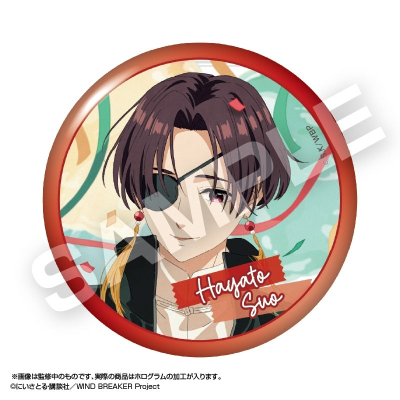 (Goods - Badge) WIND BREAKER Holographic Big Button Badge Hayato Suo