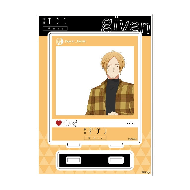 【Haruki】 Given] Movie: Hiiragi Mix Social Media Style Acrylic Stand Haruki