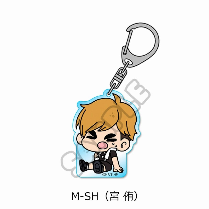 (Goods - Keychain) Haikyu!! Minna Mochocho-ka Daisakusen Vol. 2 Acrylic Keychain M-SH (Atsumu Miya)