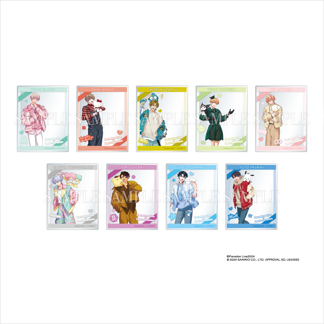Paradox Live] Paradox Live x Sanrio Acrylic Photo Card (Blind Box