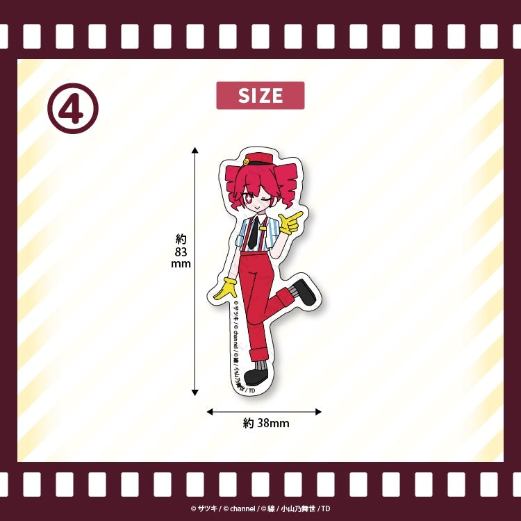 (Goods - Sticker) VOCALOID Satsuki&Channel Sticker Mesmerizer Version 4