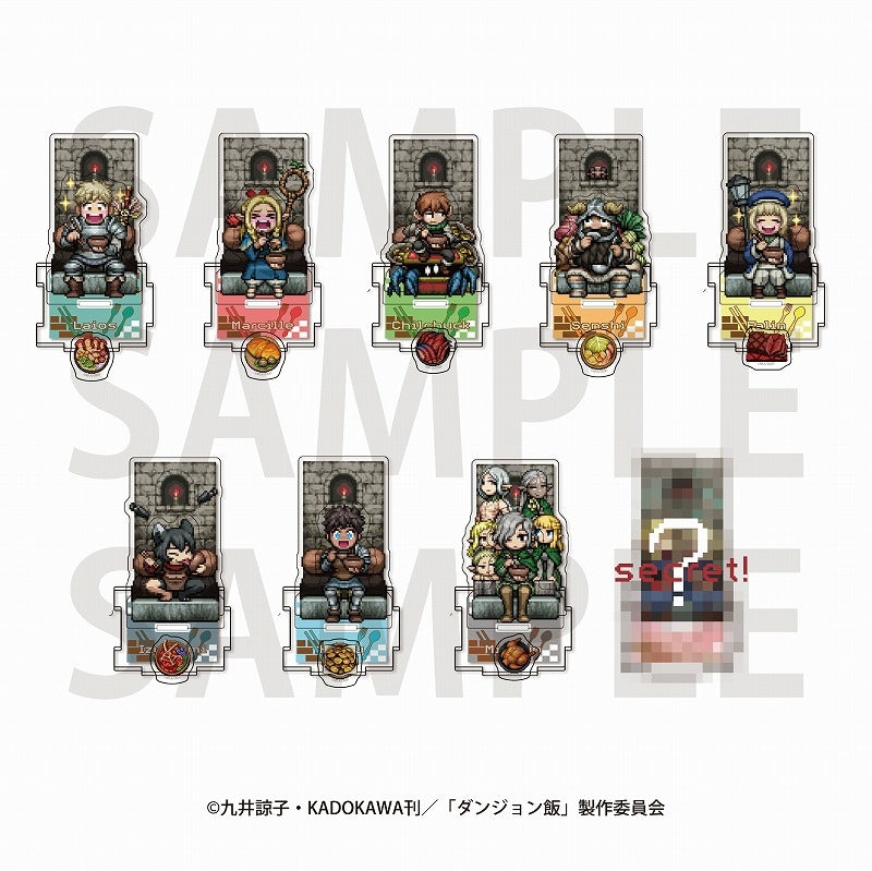 (Goods - Stand Pop) Delicious in Dungeon Trading Acrylic Stand Pixel Art! (Blind Box -Single)