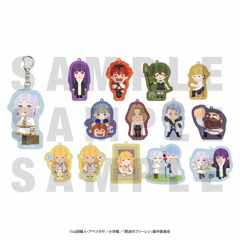 (Goods - Keychains) Frieren Irasutoya Keychain First Class Mage Exam Arc (Blind Box -Single)