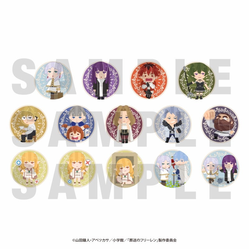 (Goods - Badges) Frieren Irasutoya Badge First Class Mage Exam Arc (Blind Box -Single)