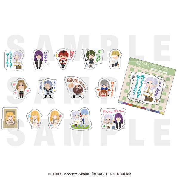 (Goods - Sticker) Frieren Irasutoya Sticker First Class Mage Exam Arc Set
