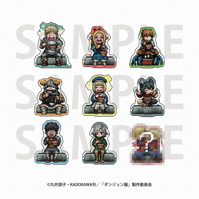 (Goods - Sticker) Delicious in Dungeon Die-cut Sticker Set Pixel Art!
