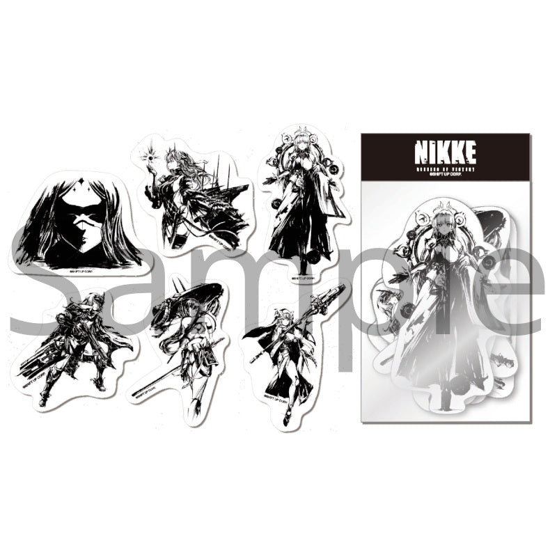 (Goods - Sticker) GODDESS OF VICTORY: NIKKE Ink Painting Stickers Set of 6