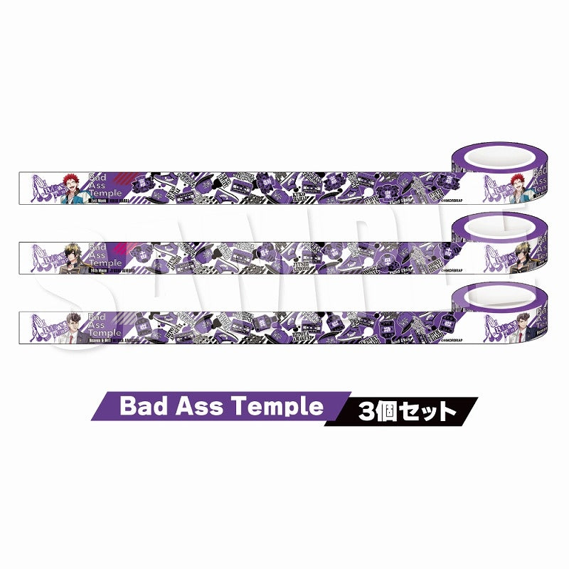 Hypnosis Mic] Masking Tape Set of 3 - Bad Ass Temple | animate USA