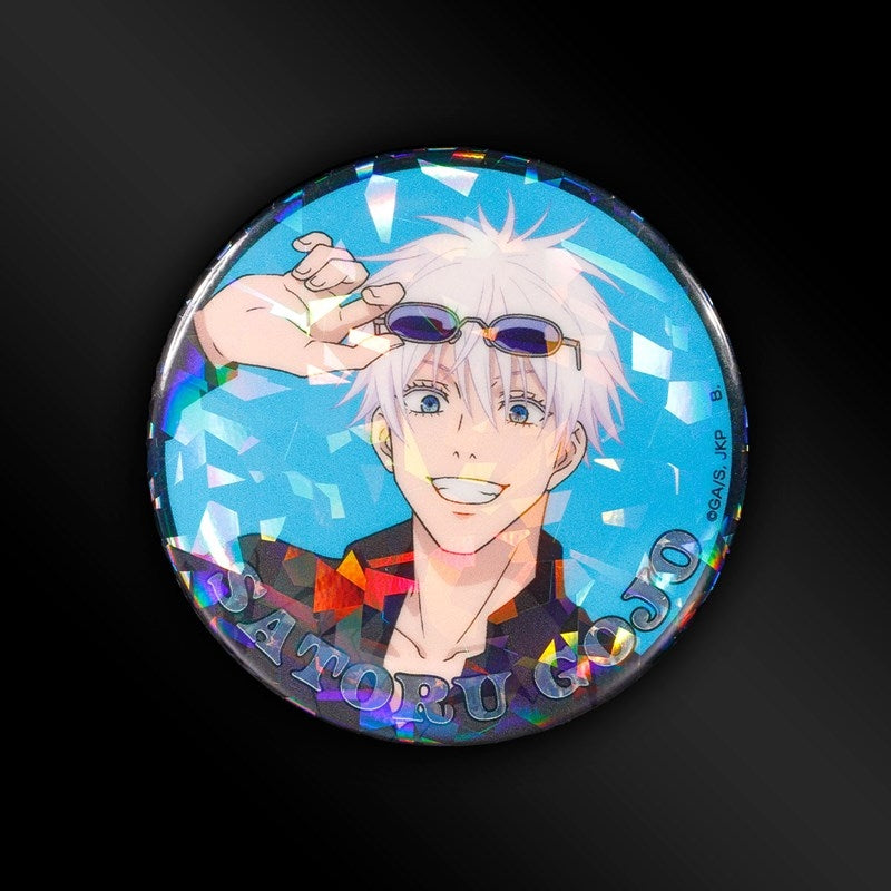 (Goods - Badge) Jujutsu Kaisen Holographic Button Badge (feat. Exclusive Art) (Blind Box -Single)