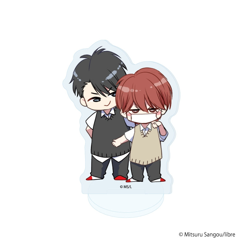 (Goods - Acrylic Stand) Mask Danshi: This Shouldn't Lead to Love Acrylic Petit Stand 01 (Official Art) (Blind Box -Single)