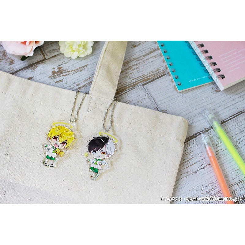 (Goods - Keychain) WIND BREAKER PuchiChoco Trading Acrylic Keychain Angels & Demons ver. (Blind Box -Single)