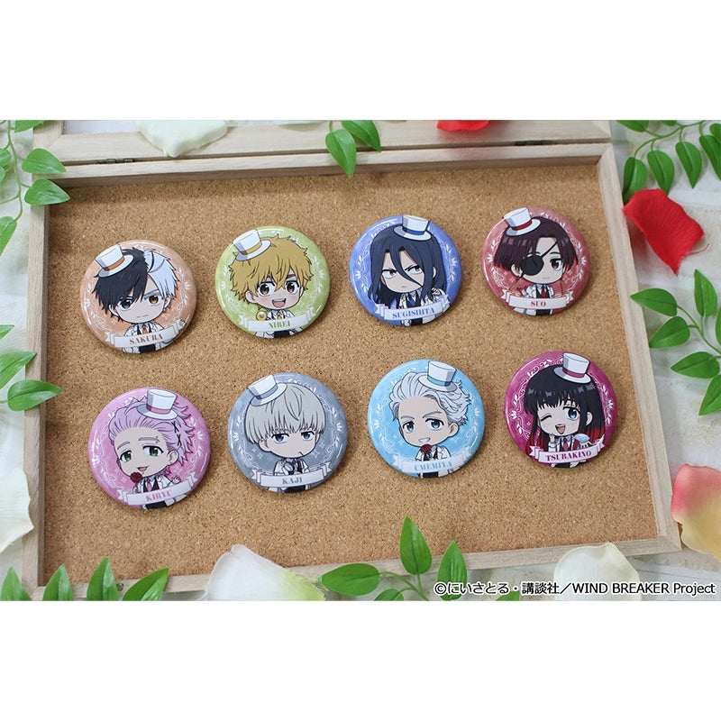(1BOX=8)(Goods - Badge) WIND BREAKER Puchichoco Trading Button Badge Phantom Thief ver.(Blind Box -Single)