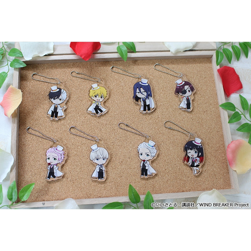 (1BOX=8)(Goods - Keychain) WIND BREAKER Puchichoco Trading Acrylic Keychain Phantom Thief ver.(Blind Box -Single)
