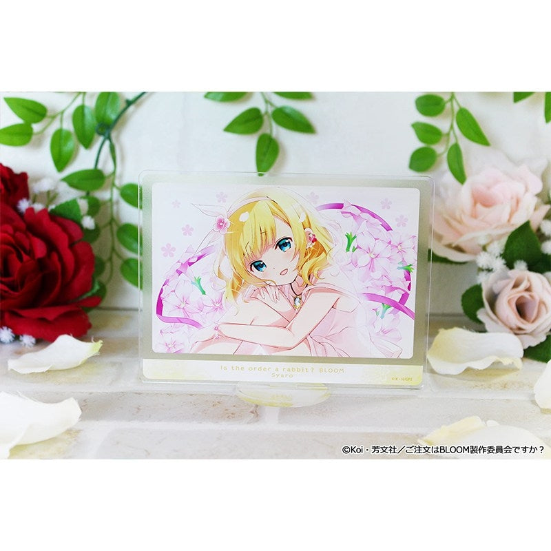 (Goods - Board) Is the Order a Rabbit? BLOOM Acrylic Visual Board (Syaro)