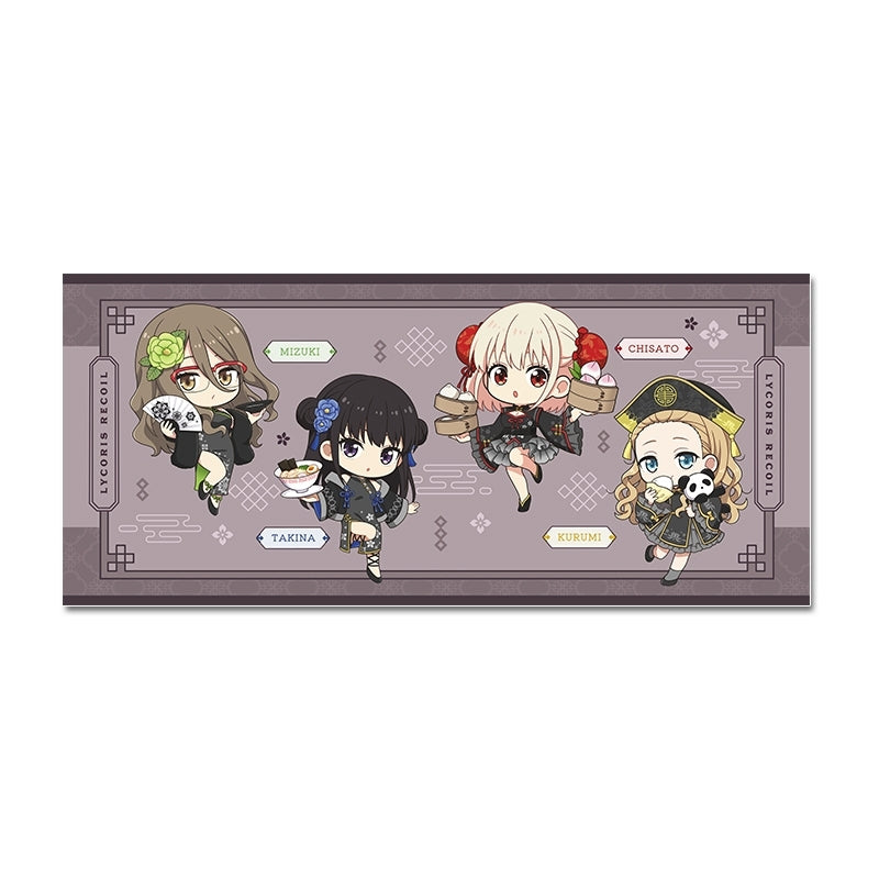 Goods - Towel) Lycoris Recoil TV Anime Puchi Choko Sports Towel Chine