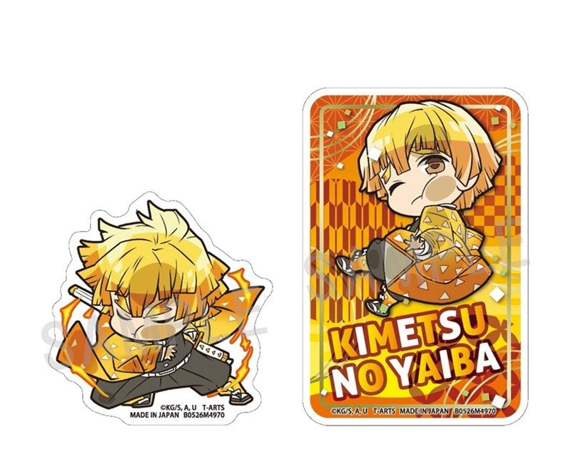 (Goods - Sticker) Demon Slayer: Kimetsu no Yaiba Pita! Chibi Sticker Set Zenitsu Agatsuma