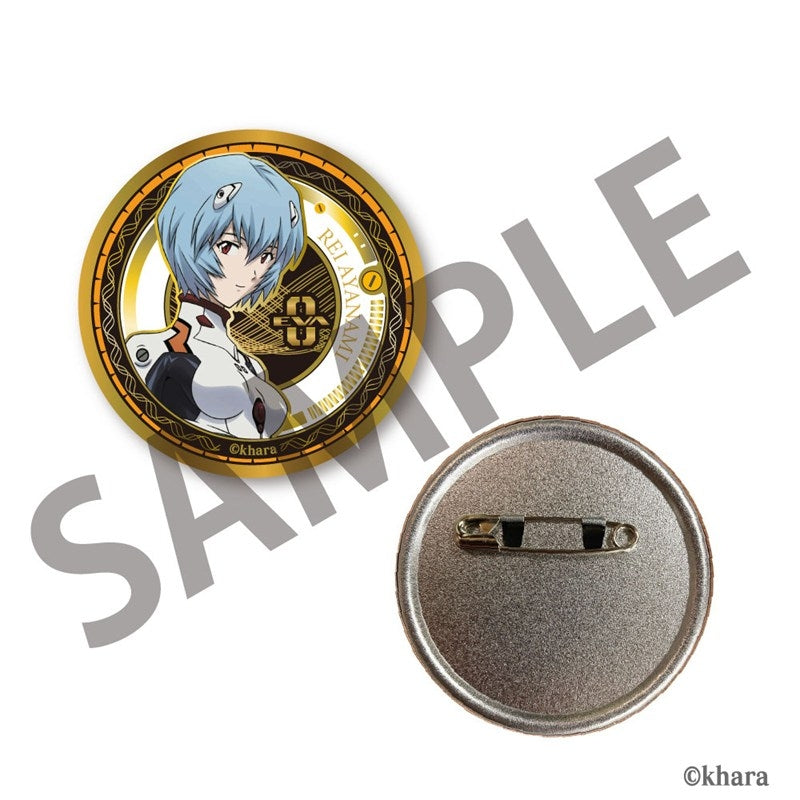 (1BOX=10)(Goods - Badge) EVANGELION Gold Badge Vol. 1(Blind Box -Single)