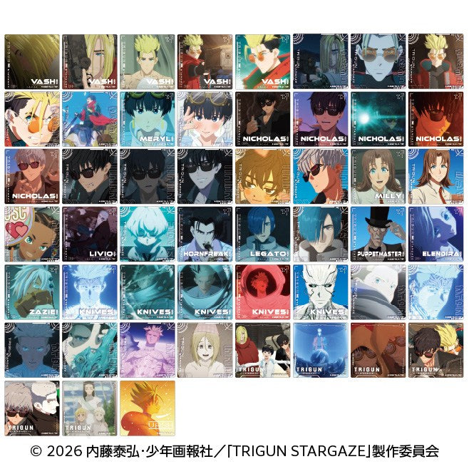 (Goods - Card) TRIGUN STARGAZE Square Clear Card (Blind Box -Single)