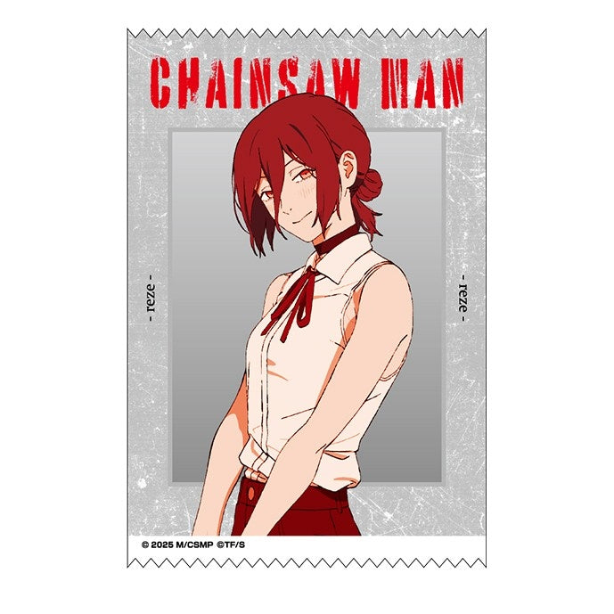 (Goods - Sticker) Chainsaw Man – The Movie: Reze Arc Satin Cross Sticker 2. Reze