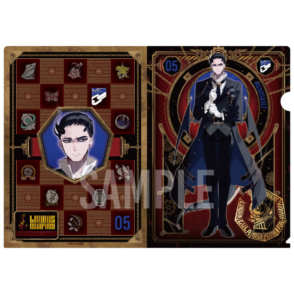 (Goods - Clear File) Limbus Company Metallic Clear File (12 Types)