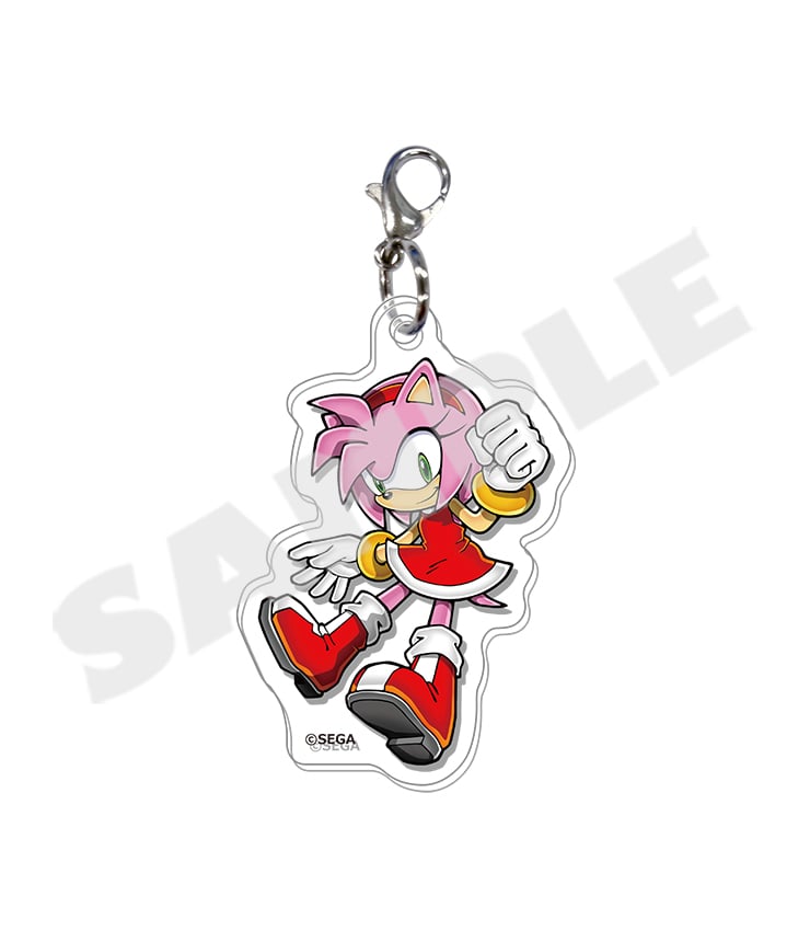 (Goods - Charm) Sonic the Hedgehog Basic Series Acrylic Charm 04 Amy