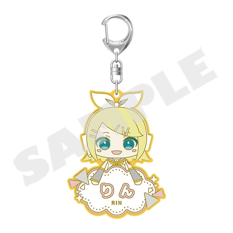 (Goods - Keychain) Hatsune Miku: Colorful Stage! My Sekai Name Keychain - Kagamine Rin Plush