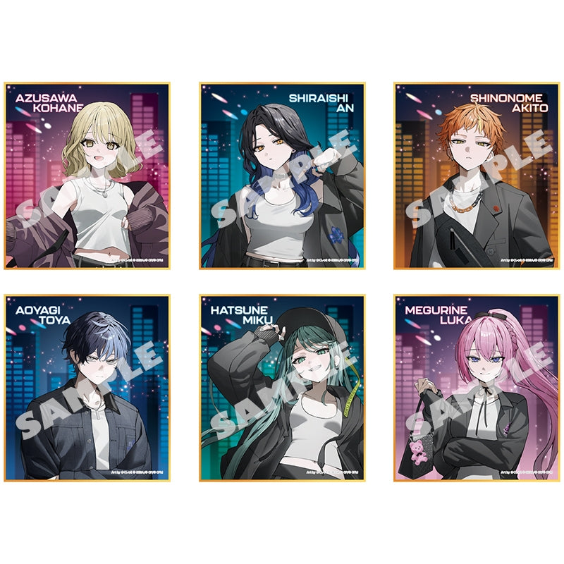 (Goods - Art Board) Hatsune Miku: Colorful Stage! Illustrator Collaboration Mini Art Board Collection Vivid BAD SQUAD (Blind Box -Single)
