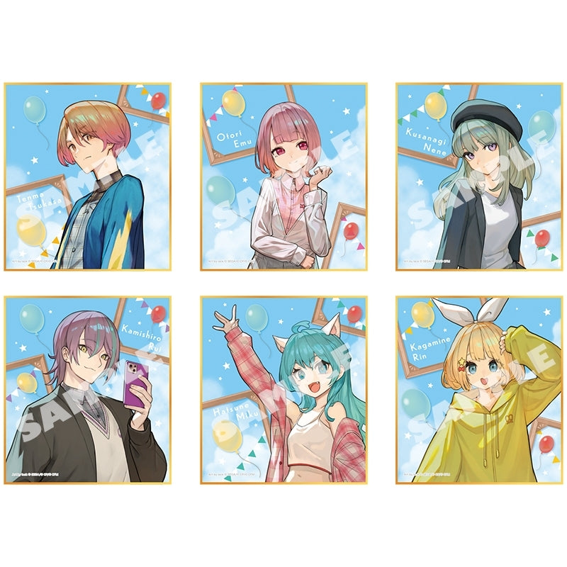 (Goods - Art Board) Hatsune Miku: Colorful Stage! Illustrator Collaboration Mini Art Board Collection Wonderlands x Showtime (Blind Box -Single)