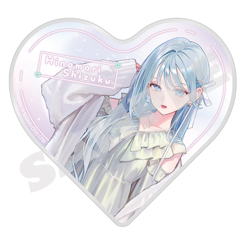 (Goods - Ornament) Hatsune Miku: Colorful Stage! Illustrator Collaboration Heart-Shaped Acrylic Block Shizuku Hinomori
