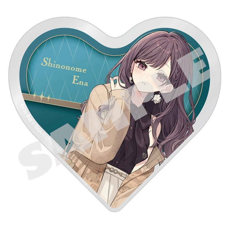 (Goods - Ornament) Hatsune Miku: Colorful Stage! Illustrator Collaboration Heart-Shaped Acrylic Block Ena Shinonome