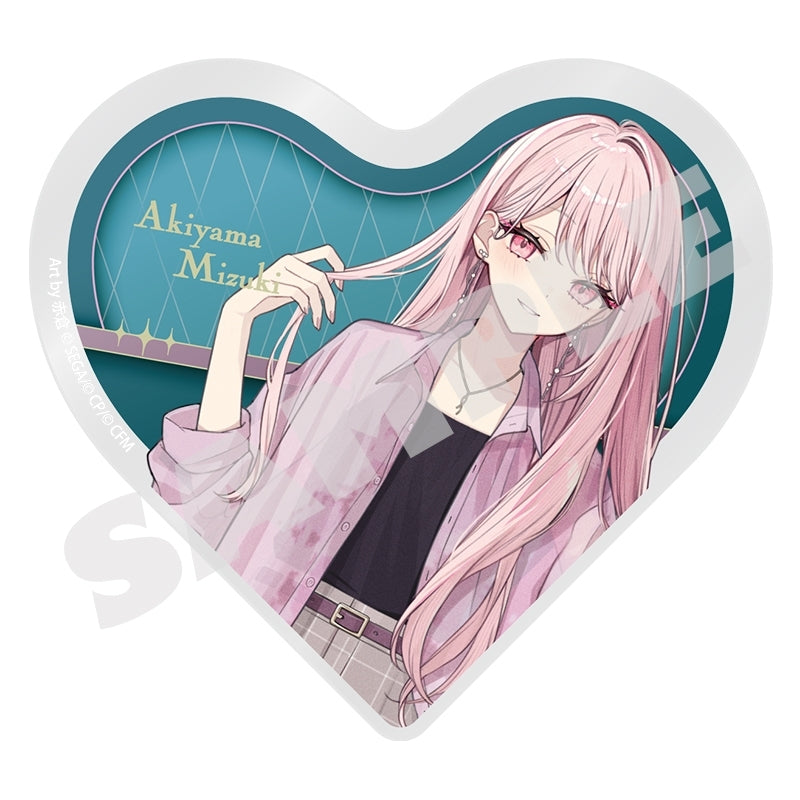 (Goods - Ornament) Hatsune Miku: Colorful Stage! Illustrator Collaboration Heart-Shaped Acrylic Block Mizuki Akiyama