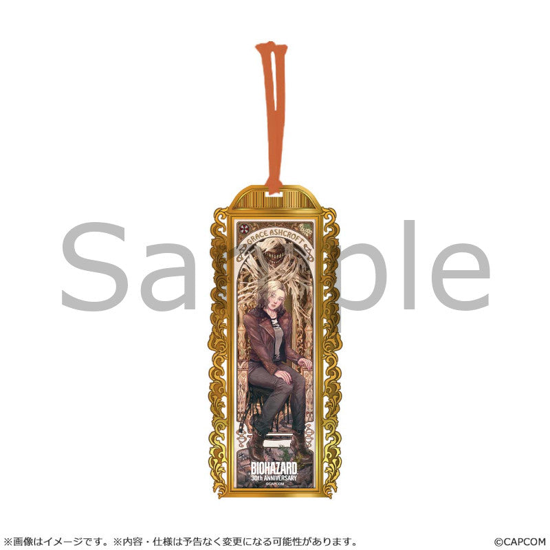 (Goods - Bookmark) Resident Evil 30th Anniversary Metal Bookmark Grace