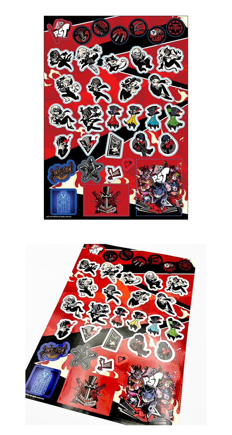 (Goods - Sticker) Persona 5 Tactica UI Sticker Sheet