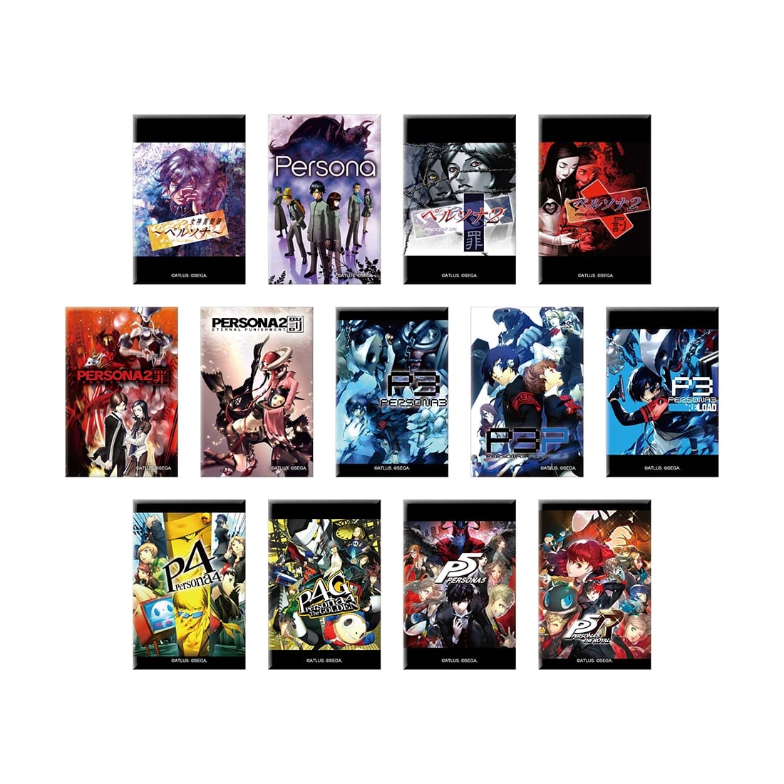 (Goods - Badge) Persona 30th Anniversary Package Art Badge (Blind Box -Single)