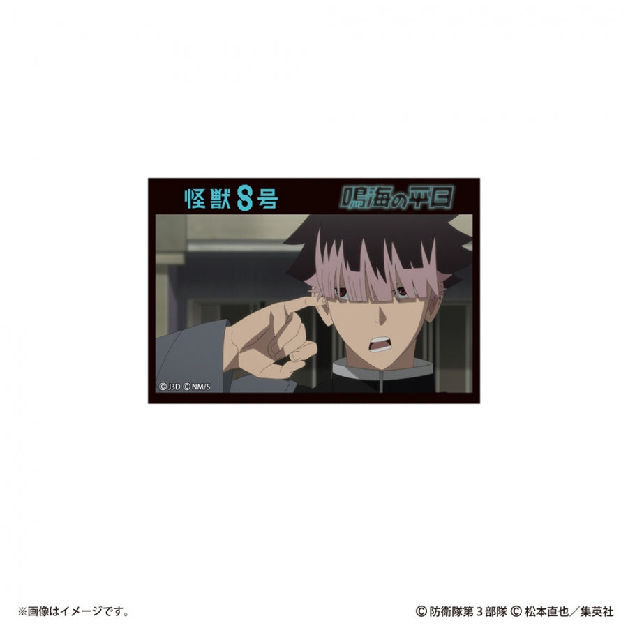 (1BOX=10)(Goods - Badge) Kaiju No. 8: Narumi's Week at Work Trading Square Button Badge (10 Types Total)(Blind Box -Single)